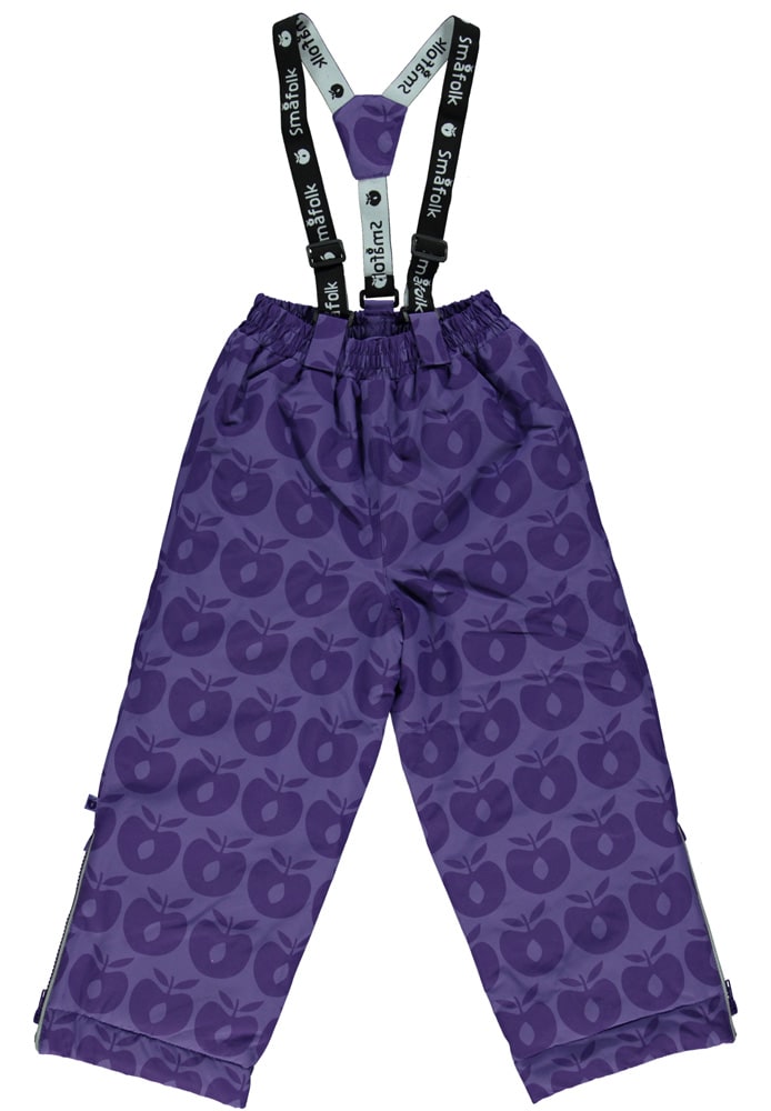 Children's ski pants with apples