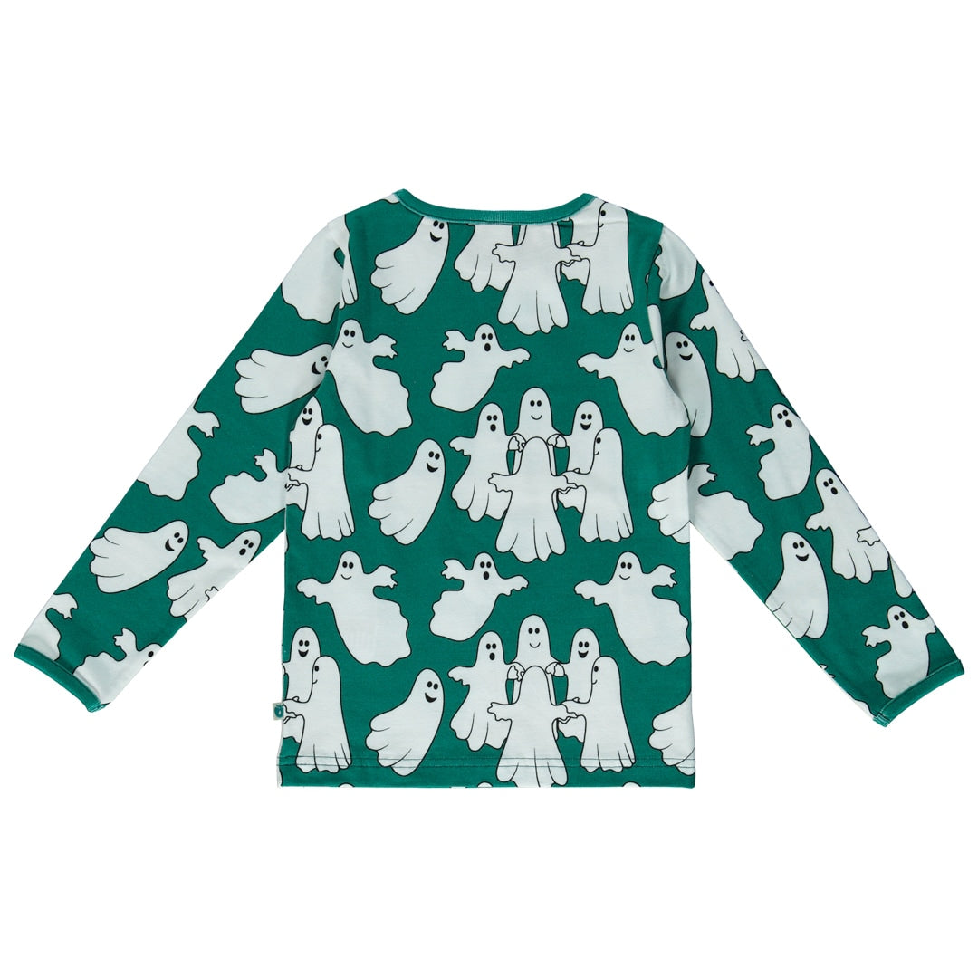 Long-sleeved top with ghosts