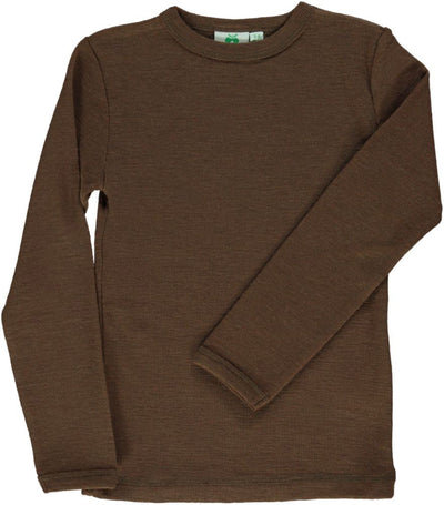 Long sleeved top in merino wool