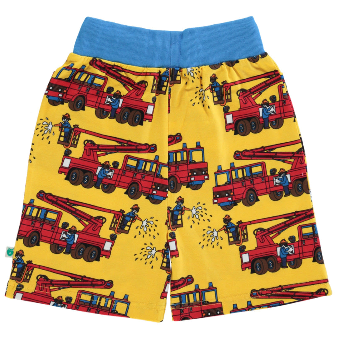 Shorts with fire truck