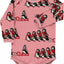 Long-sleeved baby body with penguins