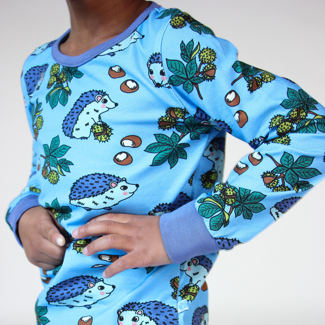 Nightwear set with hedgehog