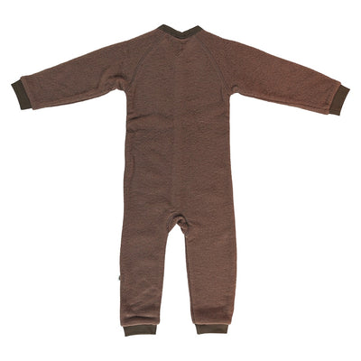 Body suit in thick wool fleece