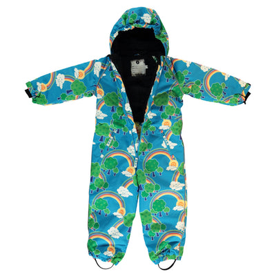 Children's snowsuit with rainbows