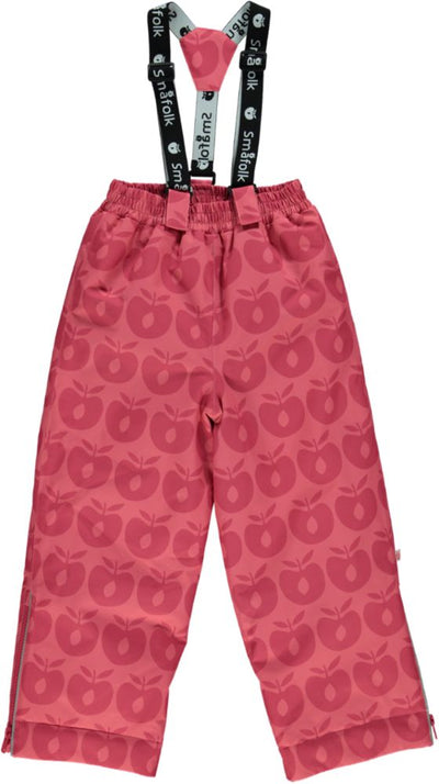 Children's ski pants with apples