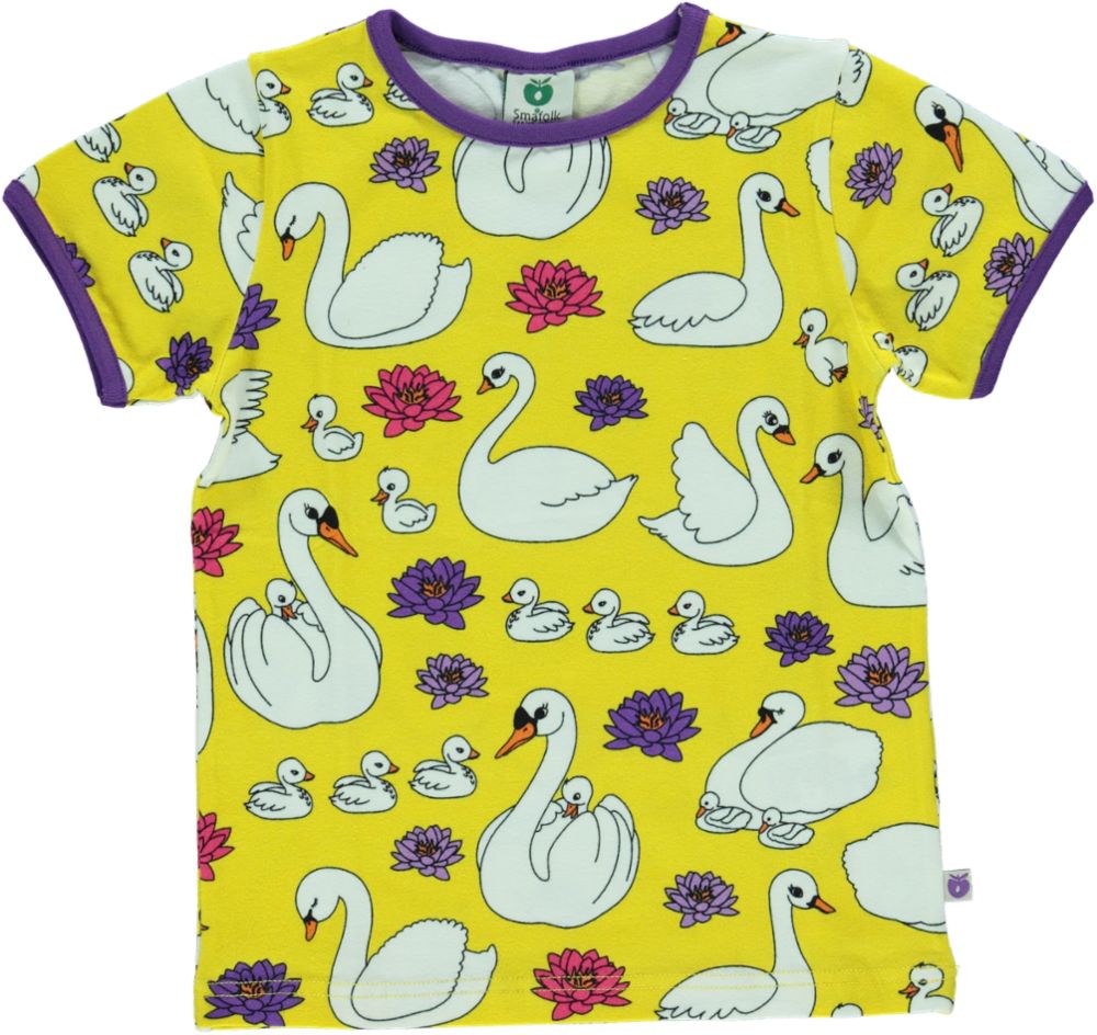 T-shirt with swan