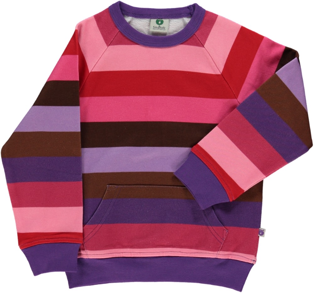 Sweatshirt with stripes