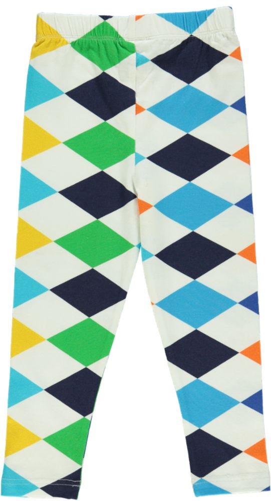 Leggings with harlequin