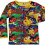 Long sleeved top with dinosaurs