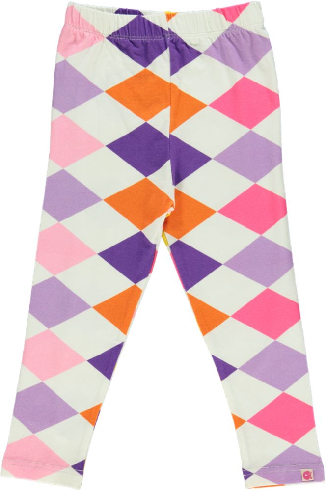 Leggings with harlequin