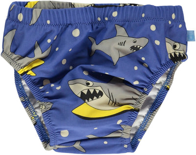 UV50 diaper swimpants with shark