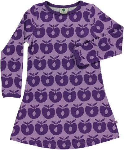 A-line dress with retro apples