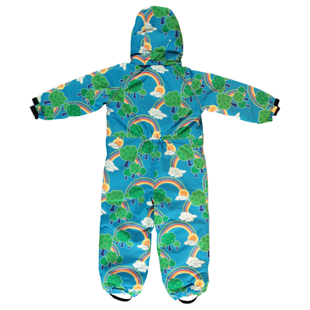 Children's snowsuit with rainbows