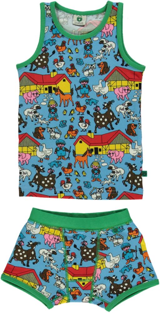 Underwear with farm