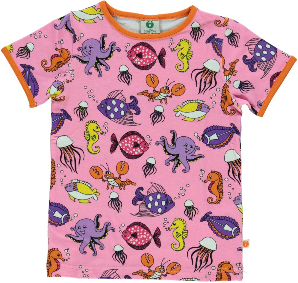 T-shirt med fish