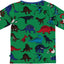 Long-sleeved top with dinosaurs