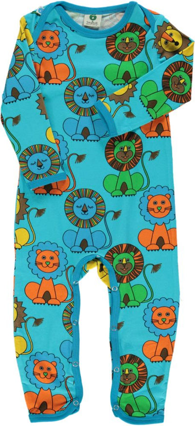 Long-sleeved baby suit with lions
