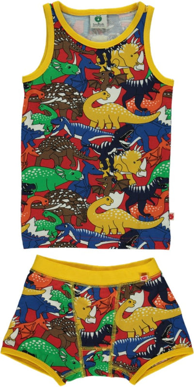 Underwear set with dinosaurs