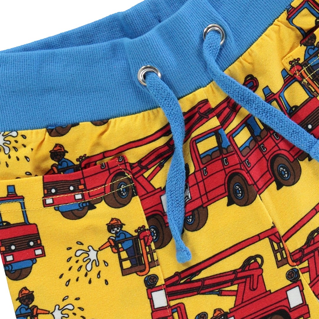 Shorts with fire truck