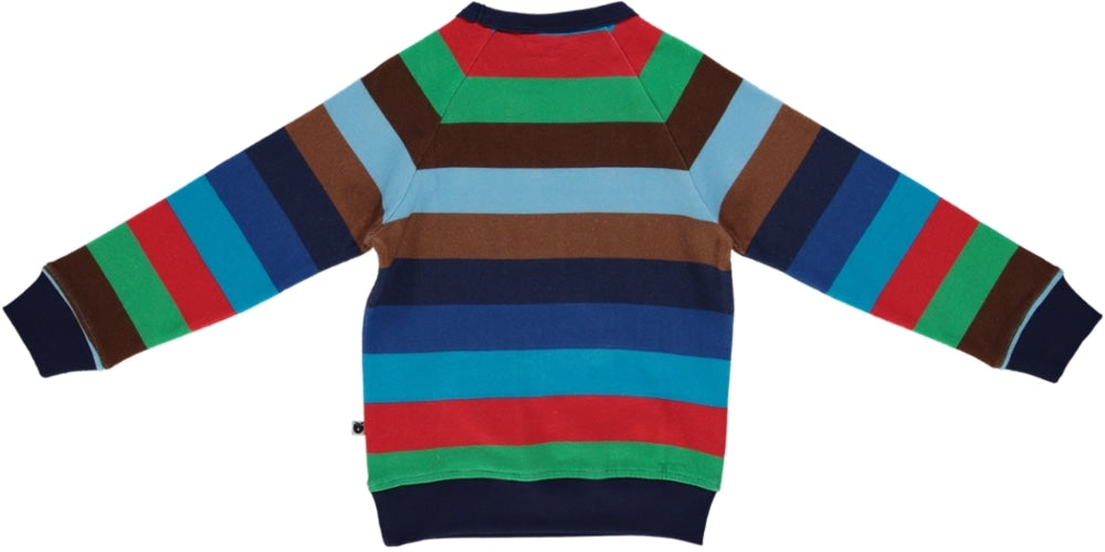 Sweatshirt with stripes