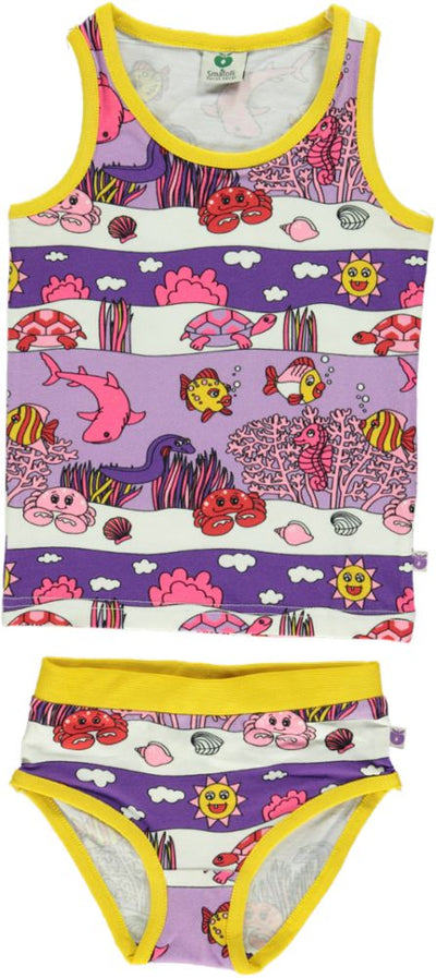 Underwear with. underwater landscape