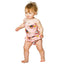 UV50 Baby Diaper swimsuit, with skirt, surf penguin