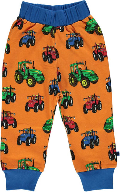Sweat pants with tractor