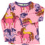 Long-sleeved top with horses