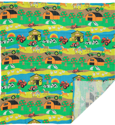 Cloth diaper with landscape