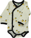 Long-sleeved baby body for newborn with apples