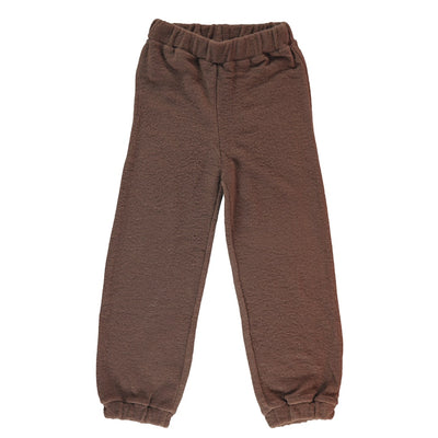 Pants in thick wool fleece