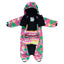 Snowsuit for toddlers with rainbows