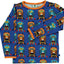 Long-sleeved top with owls