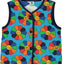 Reversible padded vest Flower