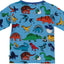 Long-sleeved top with dinosaurs