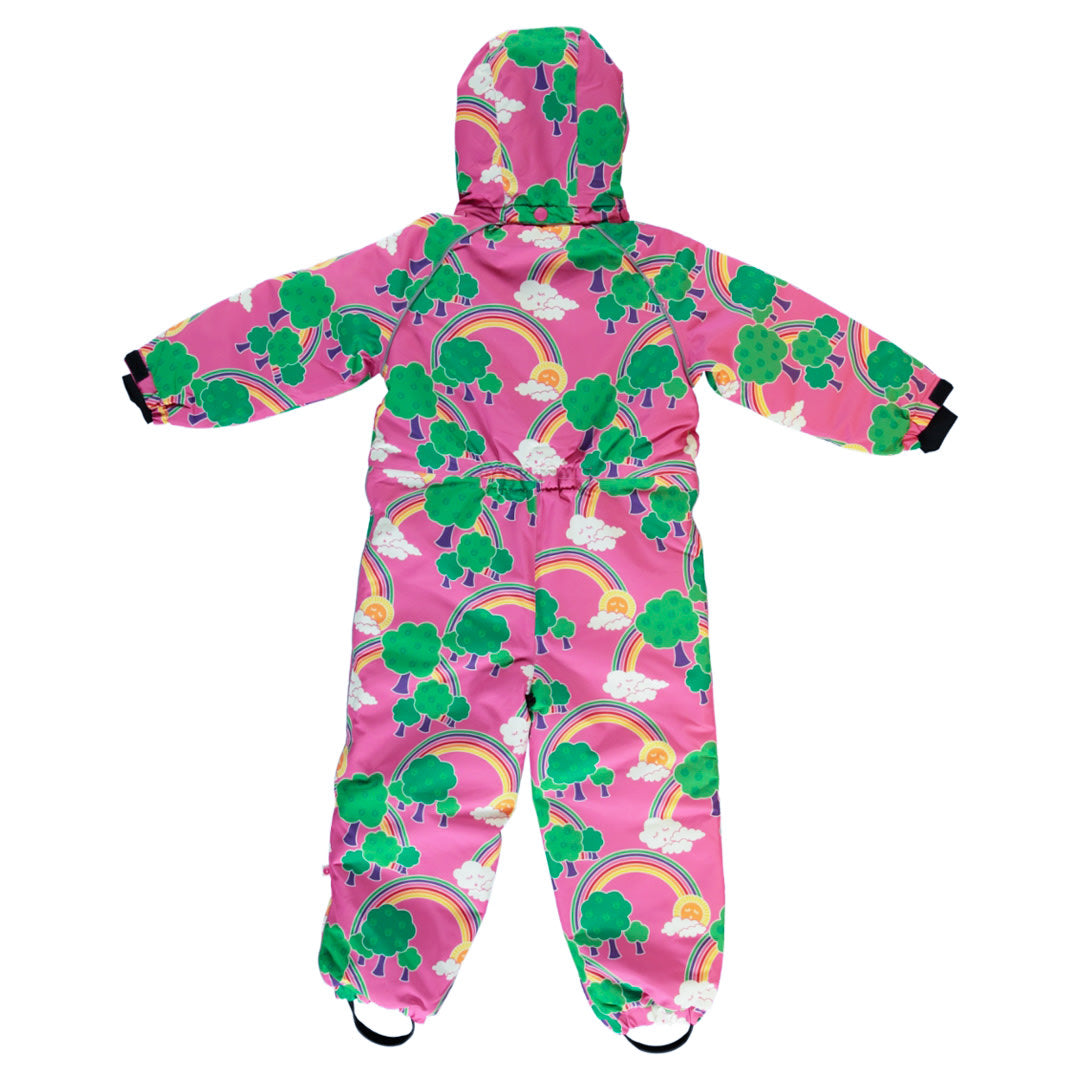 Children's snowsuit with rainbows