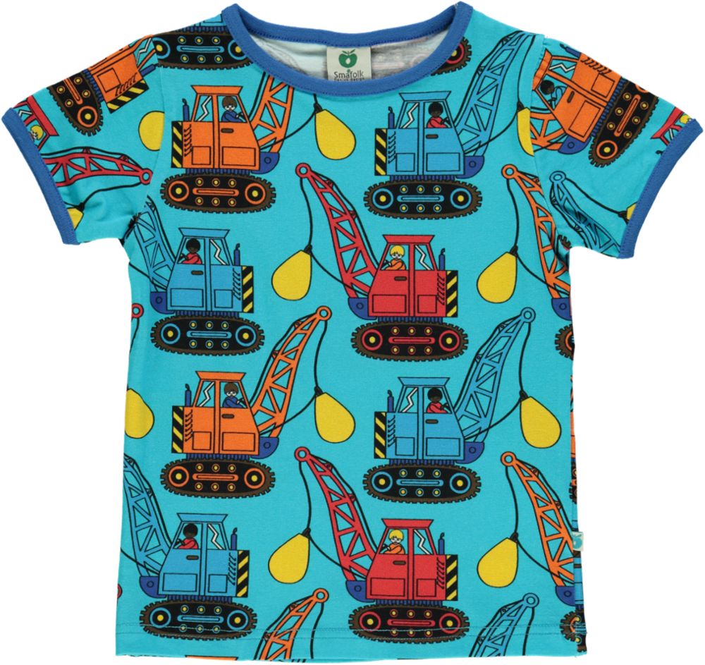 T-shirt with excavators