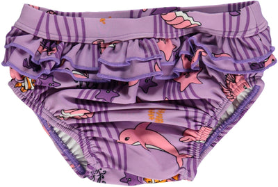 UV50 Diaper swimpants with skirt and Ocean