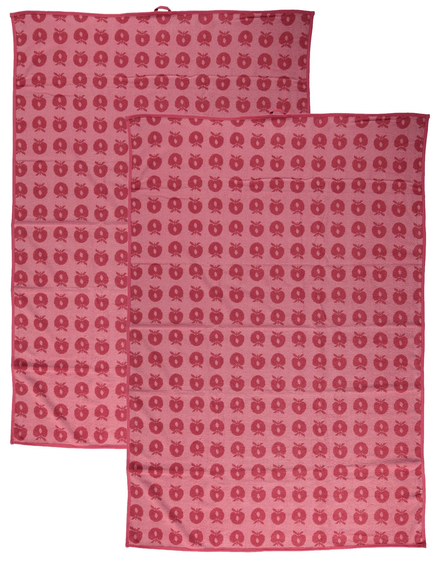 2 pack towel 100x150 with apples