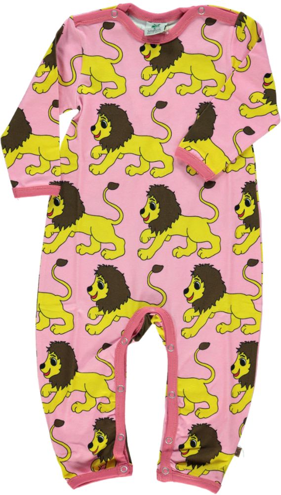 Long-sleeved baby suit with lions