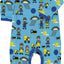 Long-sleeved baby suit with kids playing