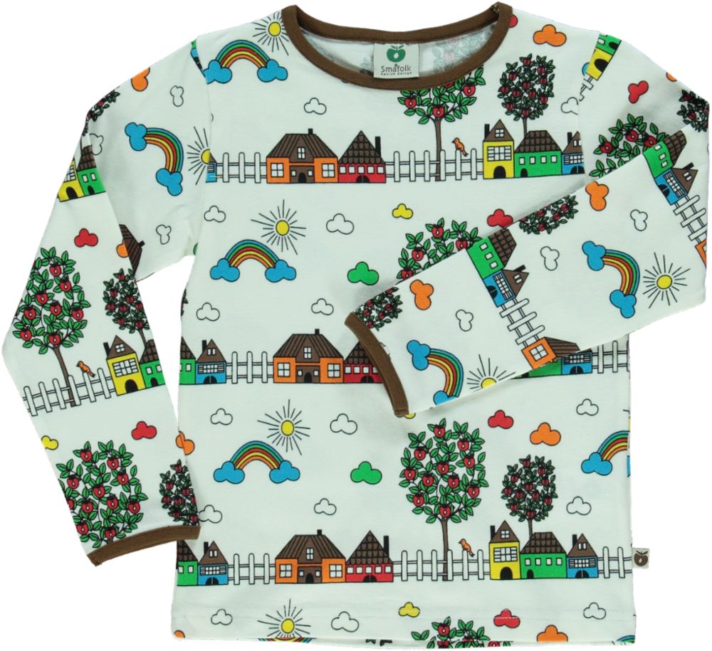 T-shirt with houses