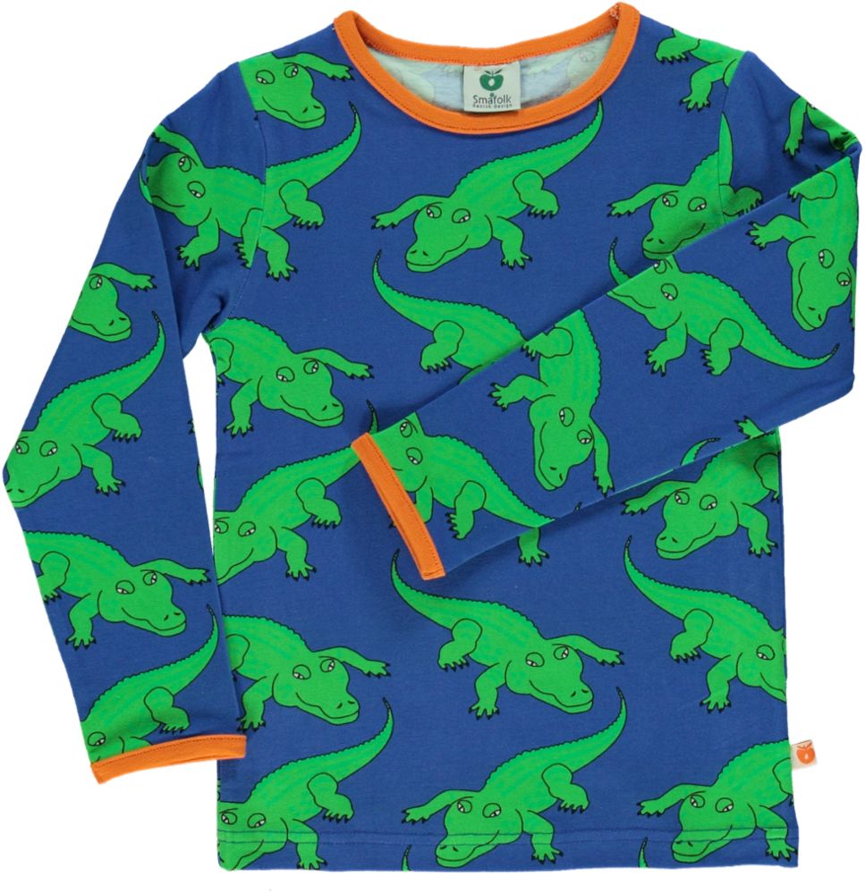 T-shirt with crocodile