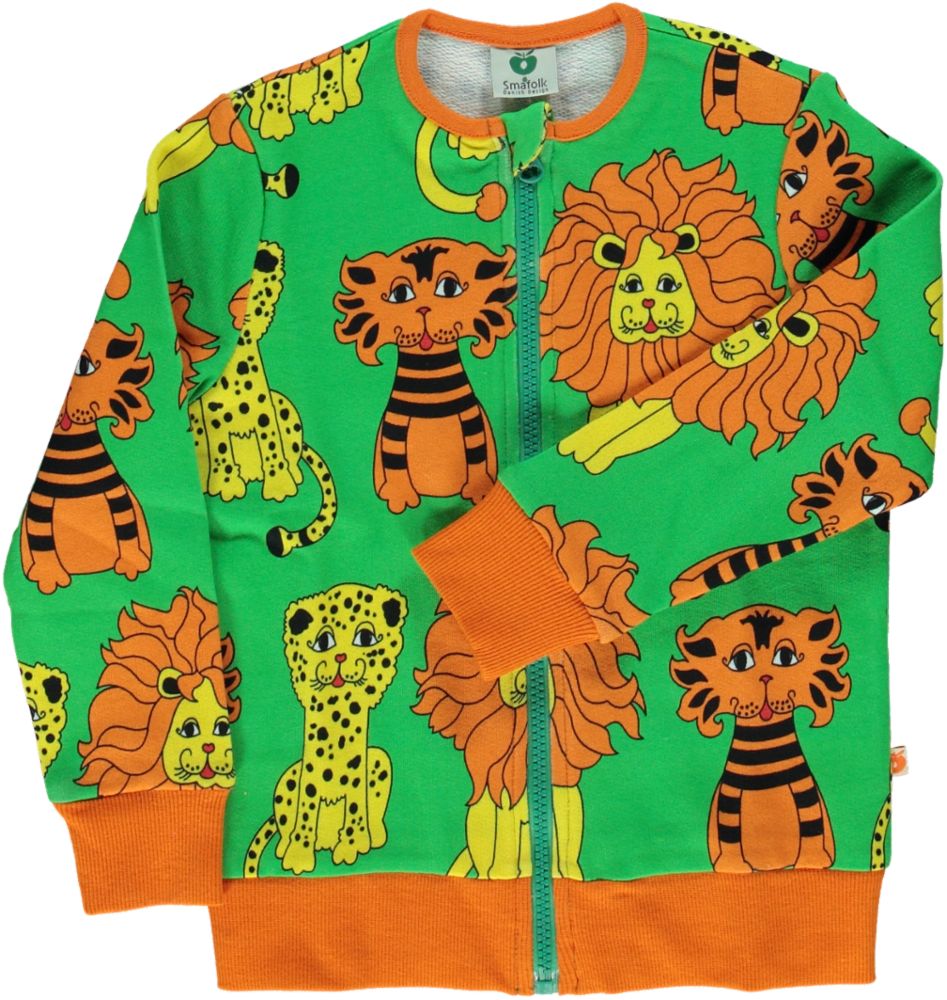 sweatshirt tiger, løve and leopard