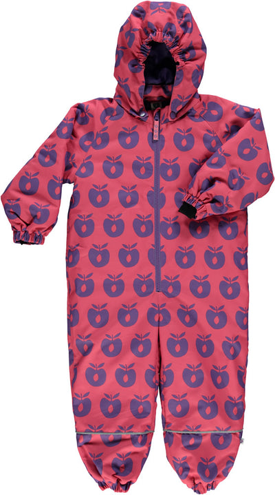 Transitional suit with apples