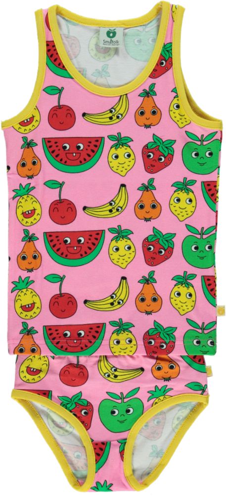 Underwear set with fruit