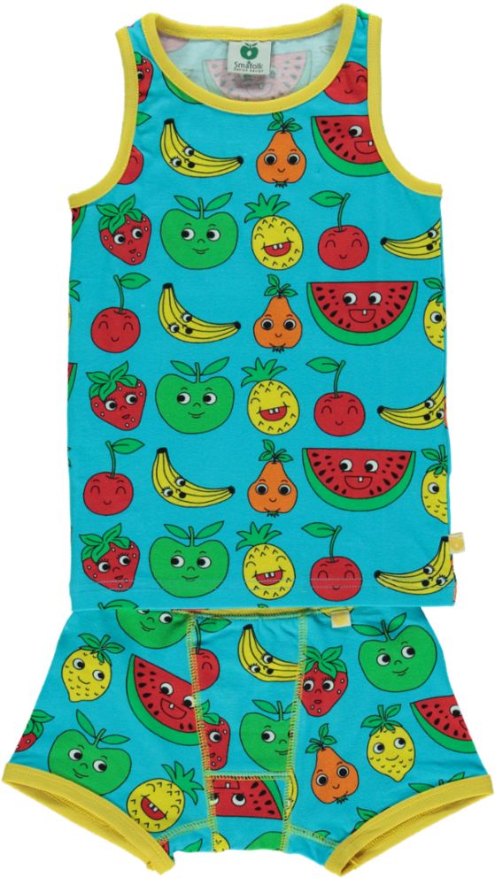Underwear set with fruit