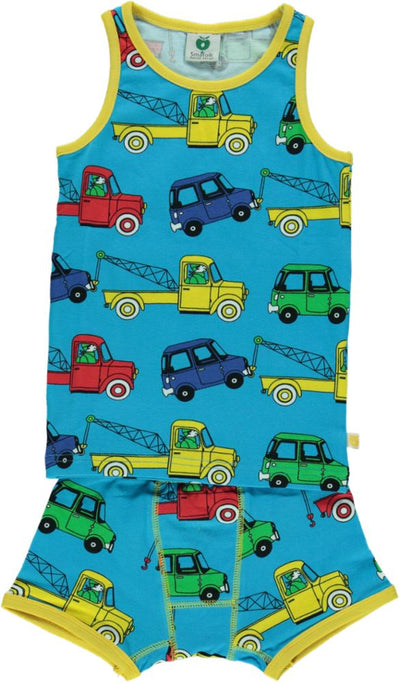 Underwear set with cars
