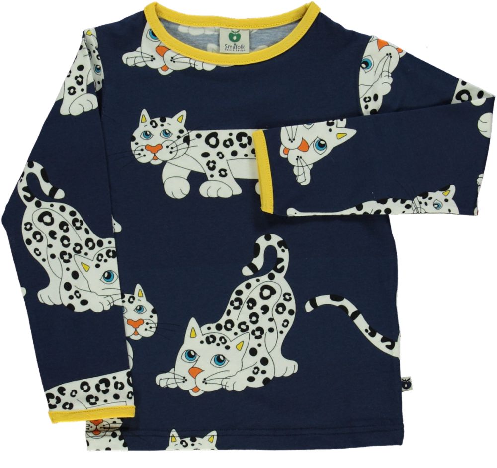 T-shirt LS. with Snow Leopard