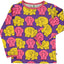 Long-sleeved top with elephants